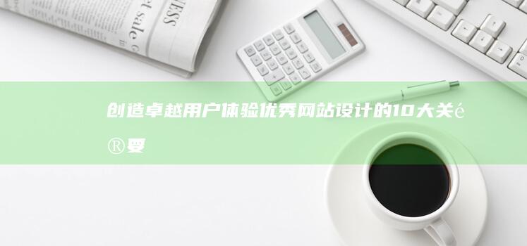 创造卓越用户体验：优秀网站设计的10大关键要素